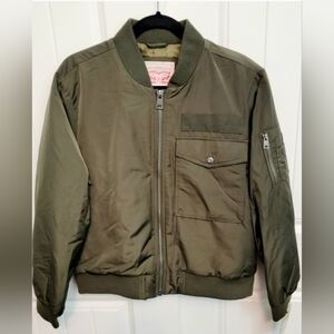 Levi Strauss Women's Khacki Bomber Jacket M
